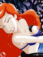 Ariel fucked by a giant octopus