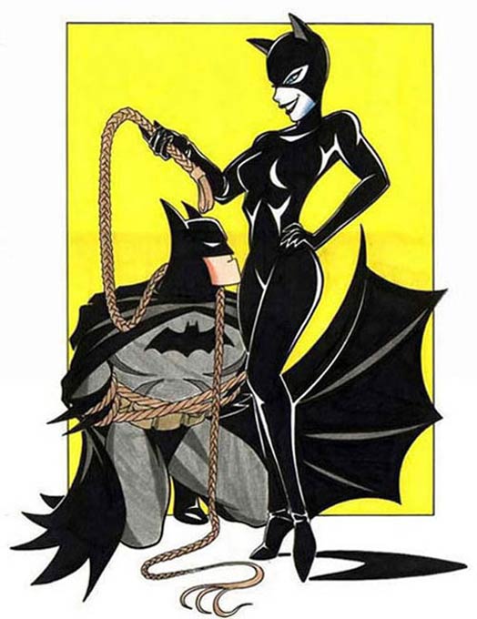 Batman and Batwoman having wild sex