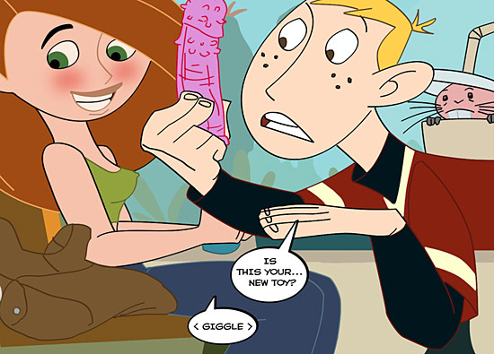 Ron dreams about Kim Possible