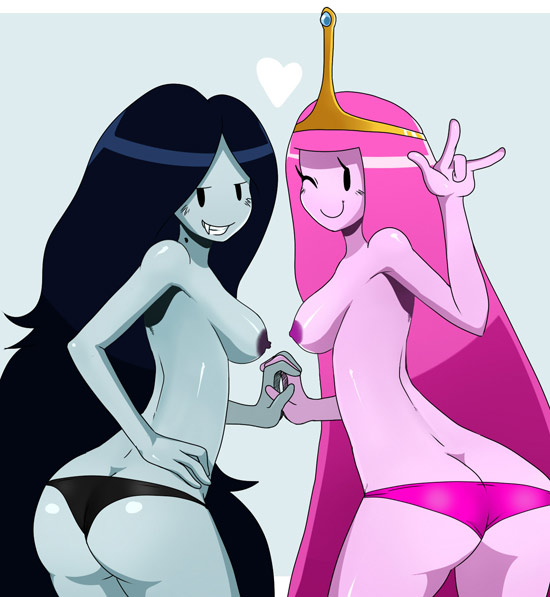 Marceline and Princess Bubblegum relaxing
