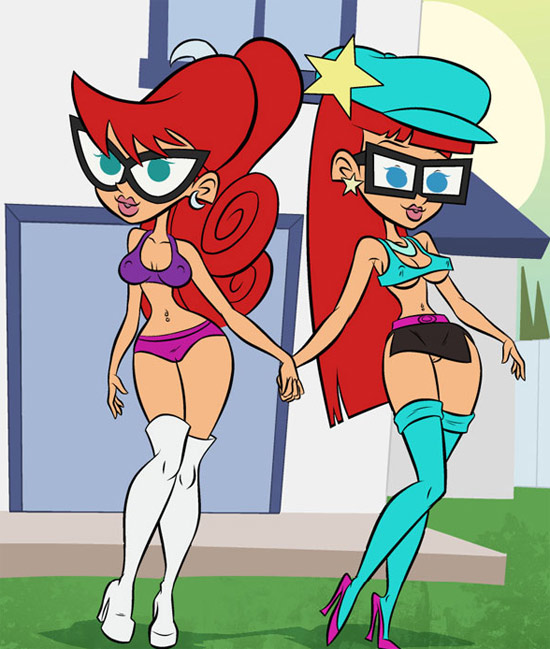 Johnny Test Sisters Porn - Lesbian sisters Susan and Mary