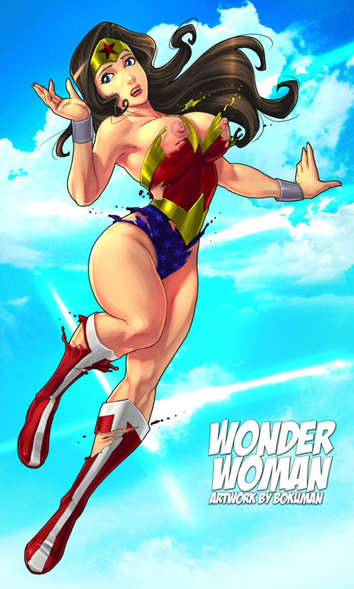 Horny attack on Wonder Woman