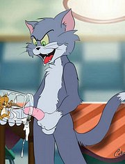 Tom cumming on Jerry’s face