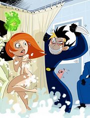 Kim and Shego shower love