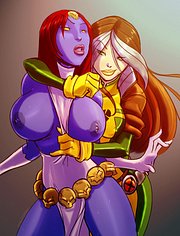 Rogue and Mystique, whos boobs are bigger