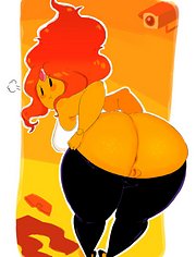 Hot Flame Princess showing delights