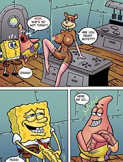 SpongeBob and Patrick banging Sandy