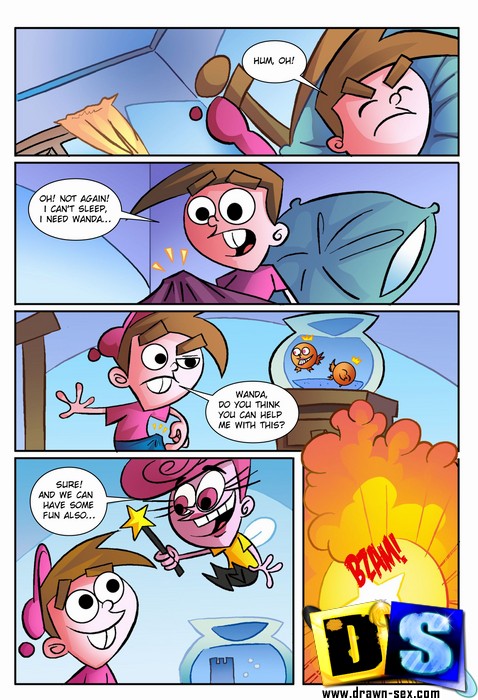 Timmy Turner calls Wanda to help him to satisfy sexual hunger