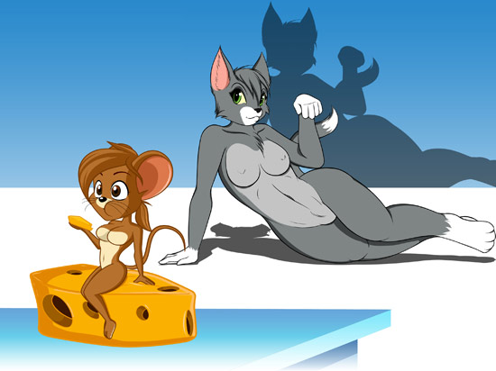 Tom and Jerry changing gender